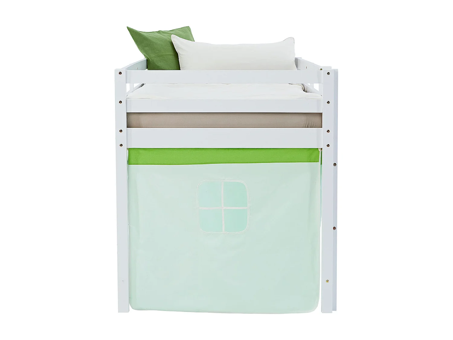 Hochbett 90x200 cm Grün