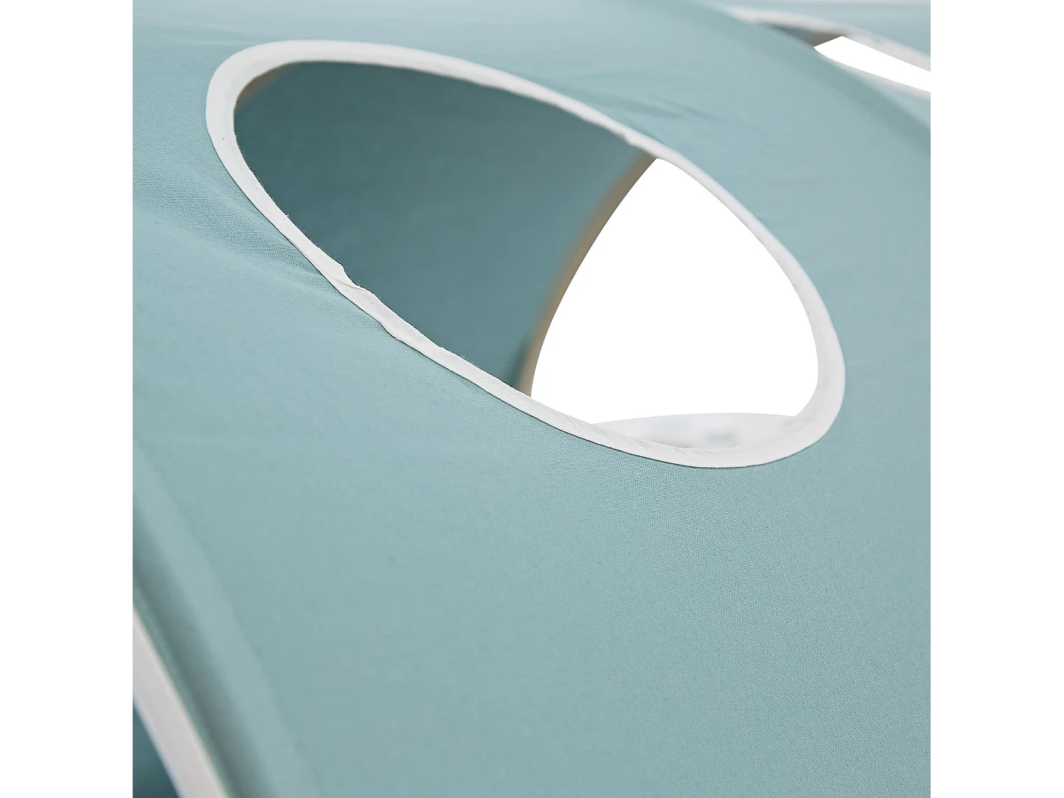 Hochbett für Kinder 90x200 cm Weiß Grün