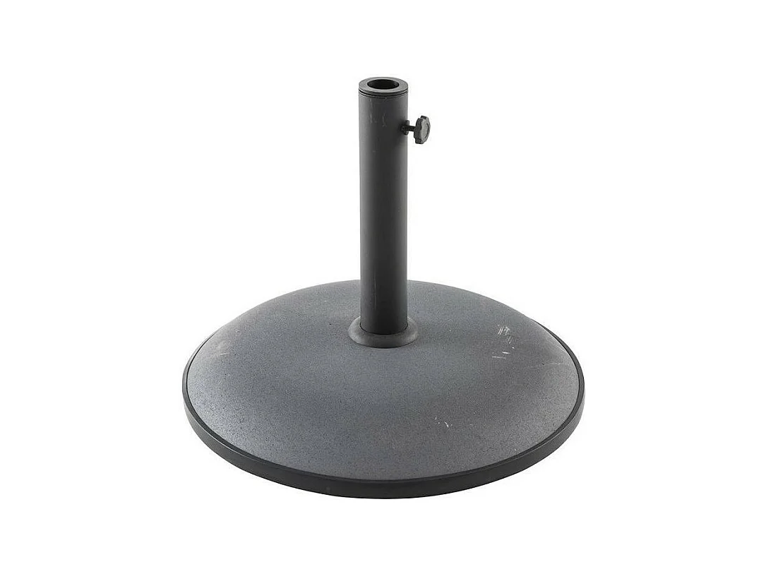 Pied de parasol 25 kg Hespéride en béton gris