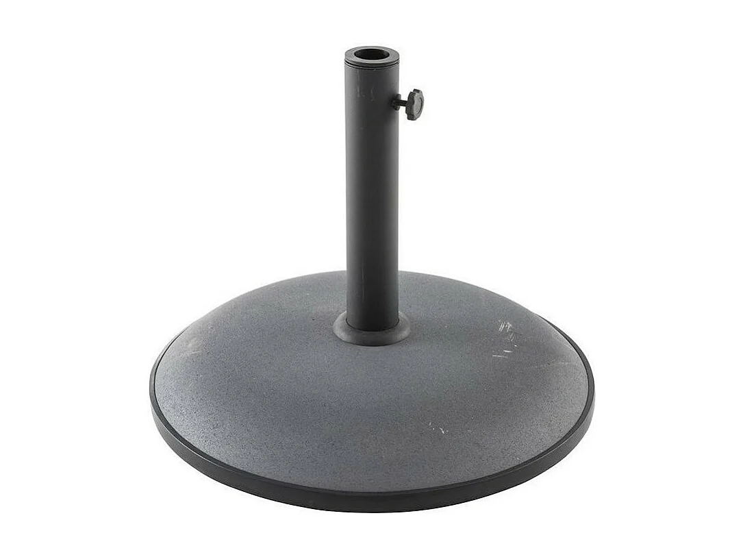 Pied de parasol 25 kg Hespéride en béton gris