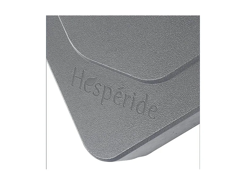 Dalle pour parasol 15 kg béton Stacio ardoise Hespéride