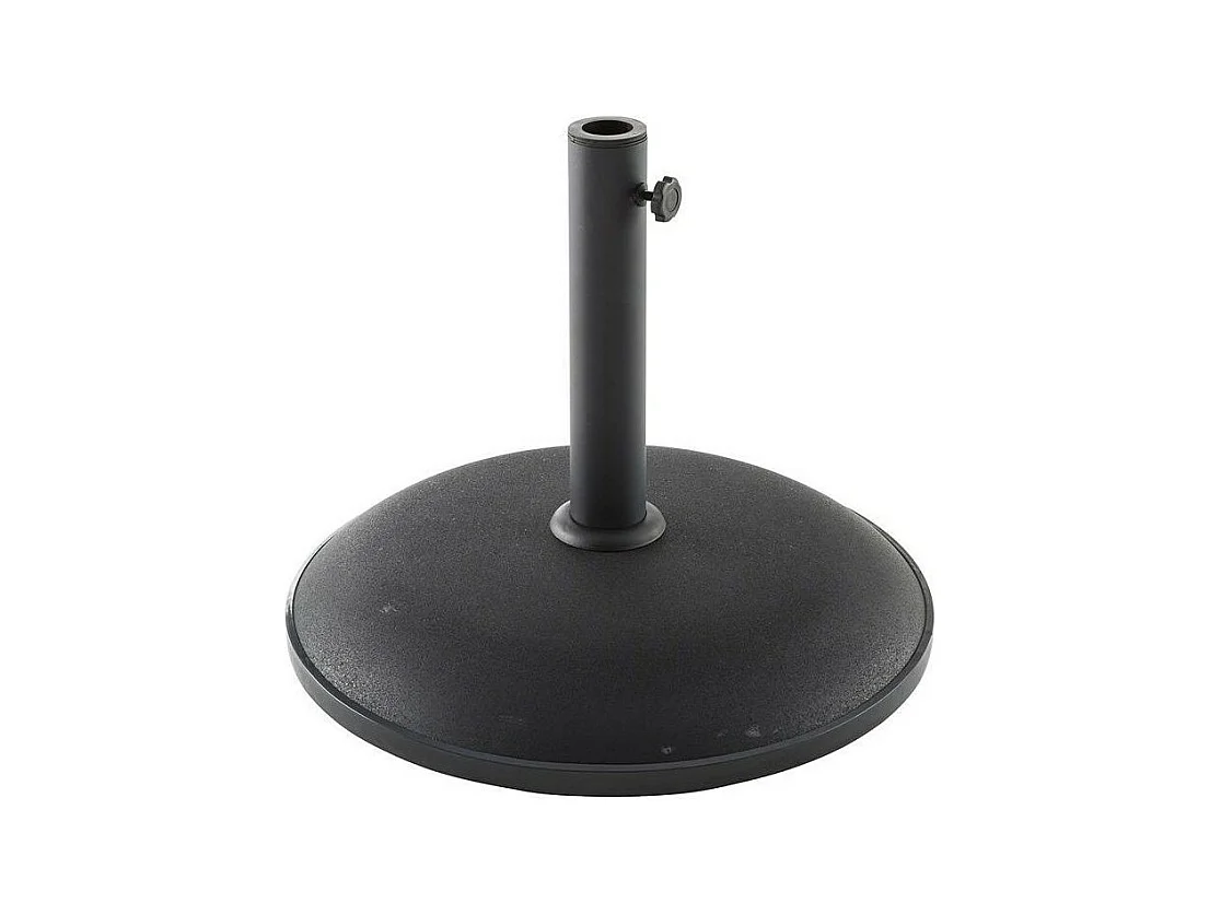 Pied de parasol 25 kg Hespéride en béton noir
