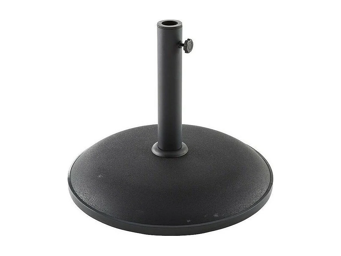 Pied de parasol 25 kg Hespéride en béton noir