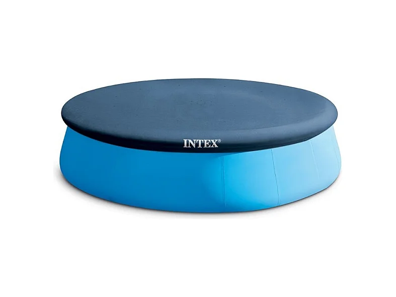 Bâche de protection 3,66m de diamètre piscine autostable ronde Intex - Bleu