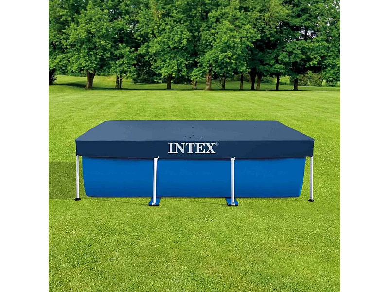 Bâche 3x2m pour piscine tubulaire rectangulaire Intex