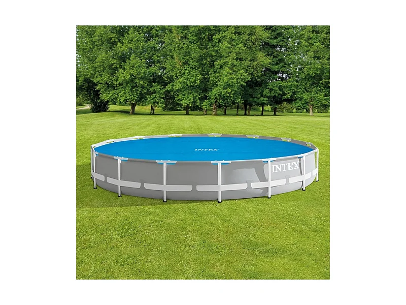 Cobertor solar para piscina Intex redondo azul Ø448 cm