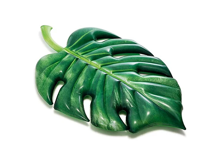 Matelas Gonflable "Feuille Tropicale" 213cm Vert