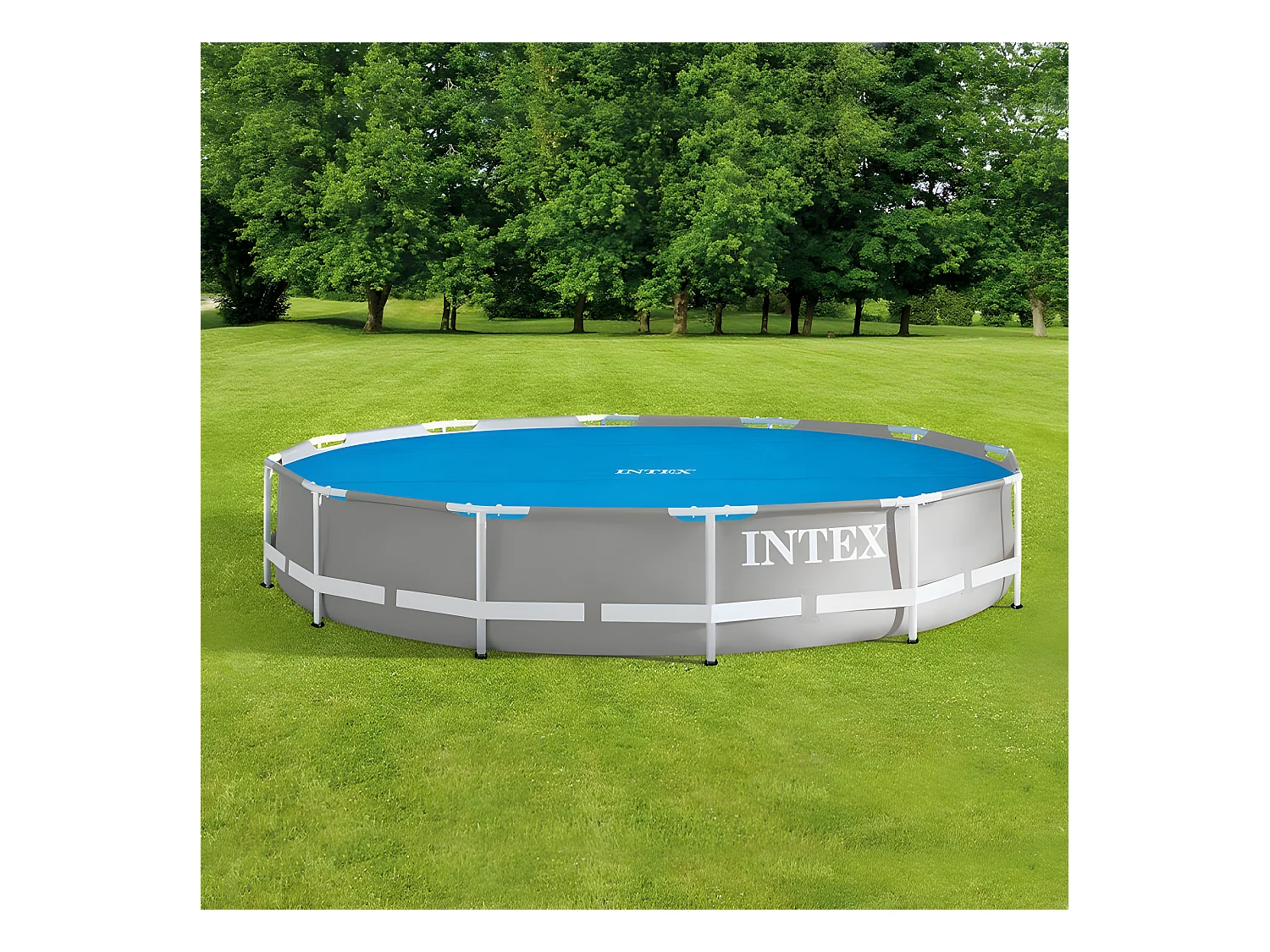 Bâche à bulles ronde pour piscines D. 3,66 m Intex
