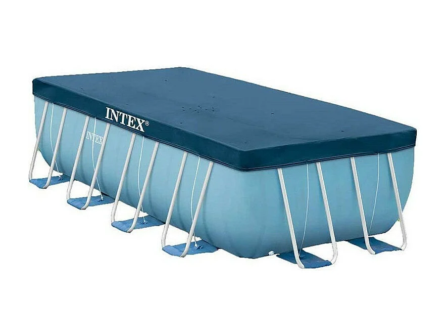 Bache 4x2m pour piscine tubulaire rectangulaire Intex