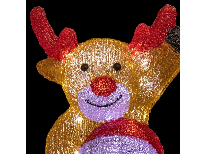 Décoration Lumineuse Led "Trio" 58cm Multicolore