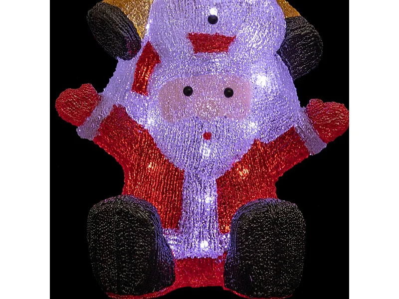 Décoration Lumineuse Led "Trio" 58cm Multicolore