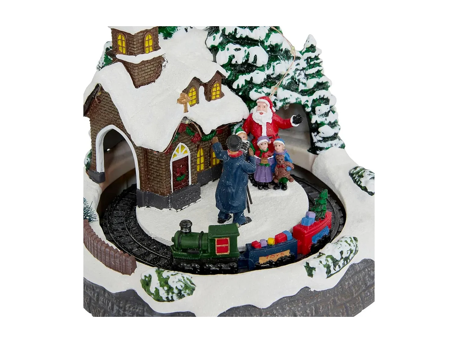 Village de Noël Église "Square" 20cm Multicolore