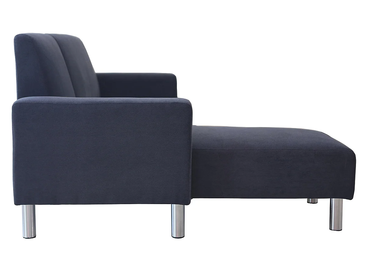 Bank hoekbank links rechts stoffen meubel "Rio" - 4 zits - Grijs