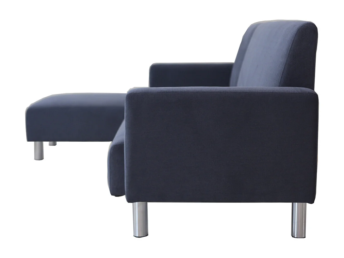 Canapé d'angle tissu réversible "Rio" - 4 places - Gris