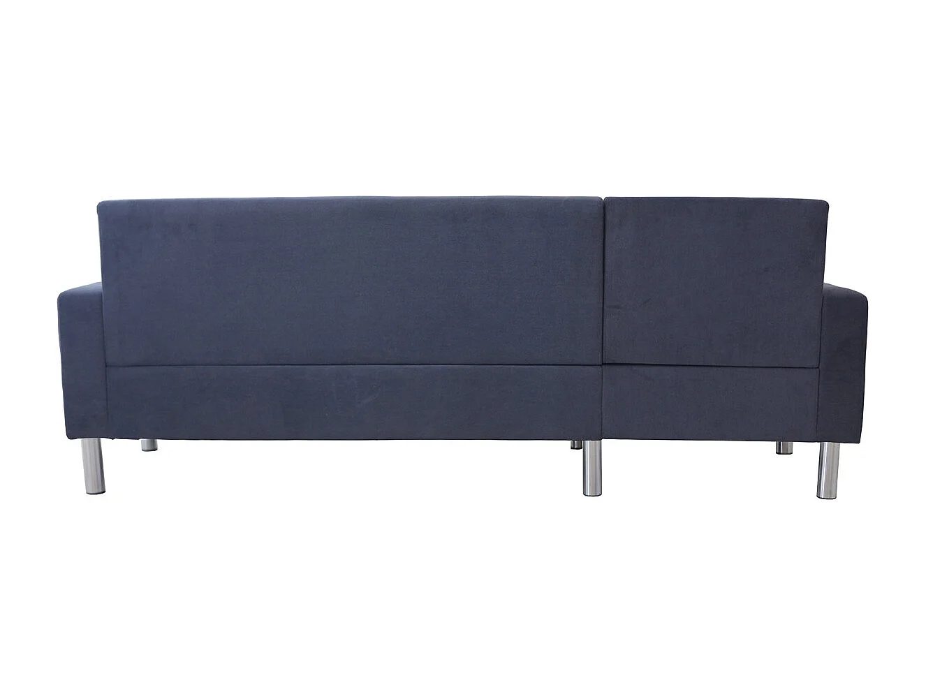 Canapé d'angle tissu réversible "Rio" - 4 places - Gris