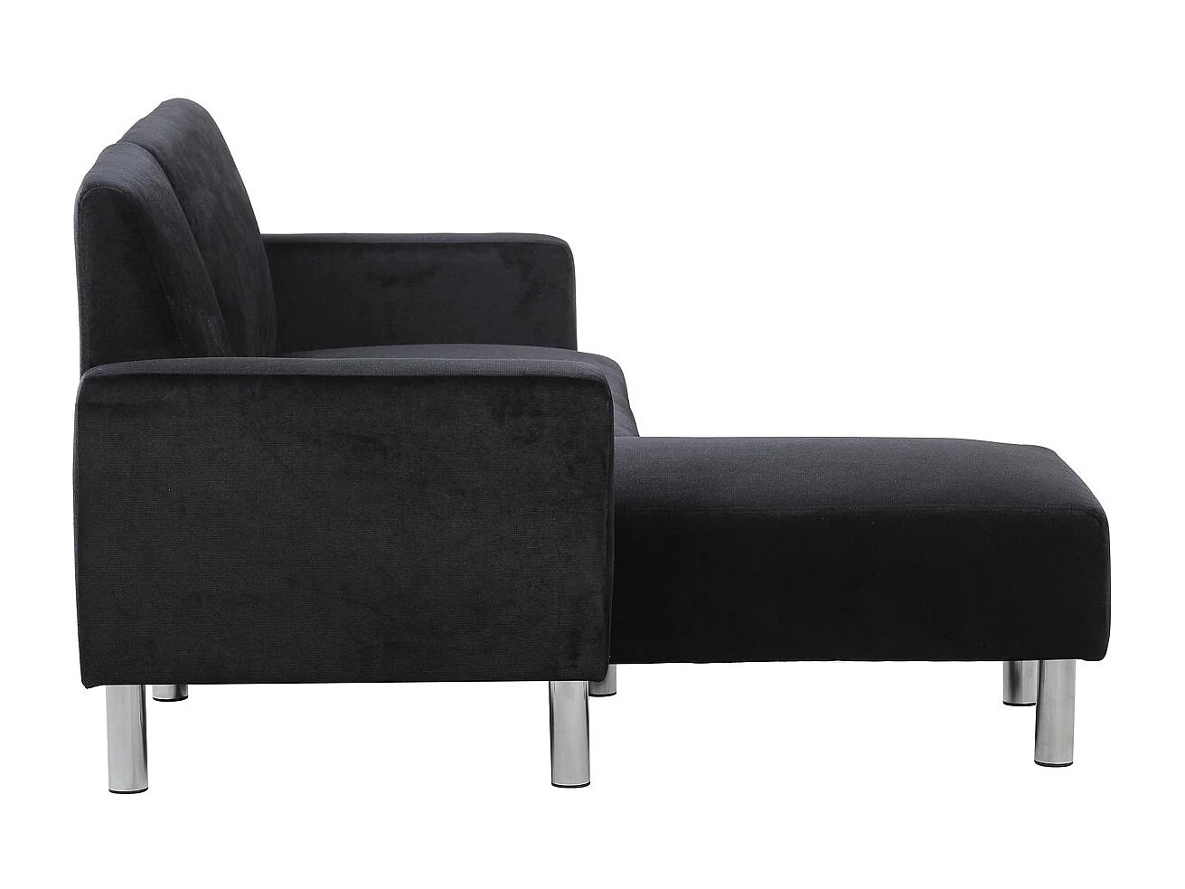 Reversibles Textil-Ecksofa "Rio" - Anthrazit