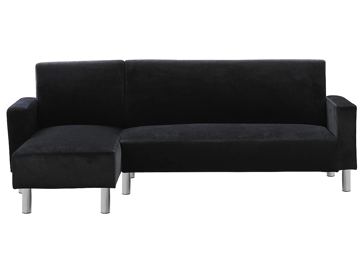 Tapicerowana sofa narożnikowa odwracana "Rio" - 4 miejsca - Szary antracytowy