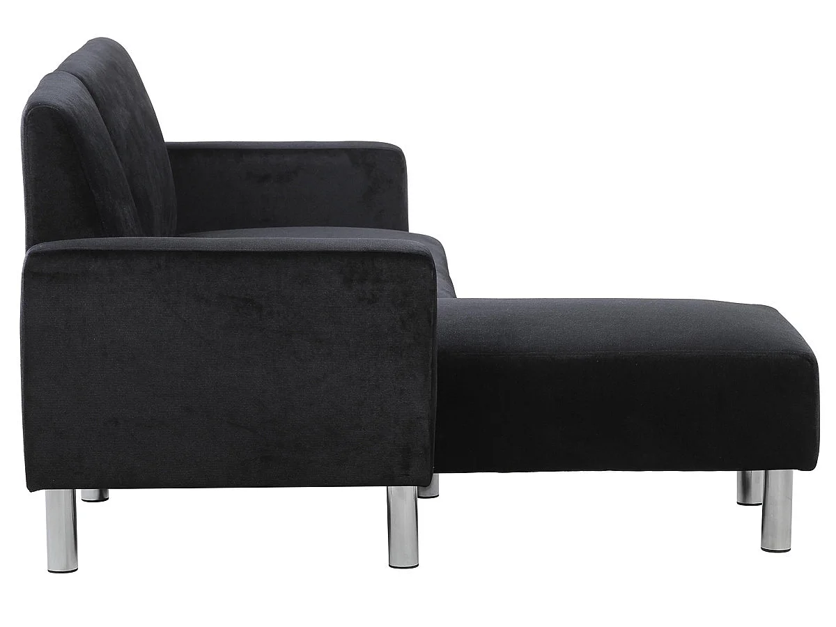 Tapicerowana sofa narożnikowa odwracana "Rio" - 4 miejsca - Szary antracytowy