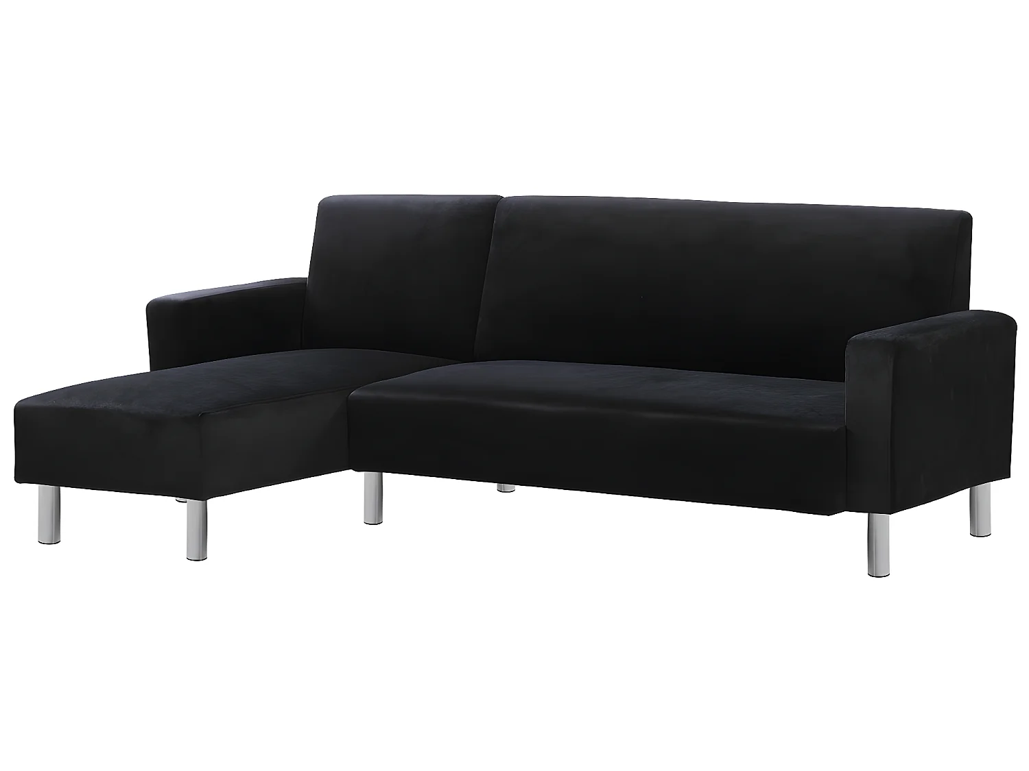 Tapicerowana sofa narożnikowa odwracana "Rio" - 4 miejsca - Szary antracytowy