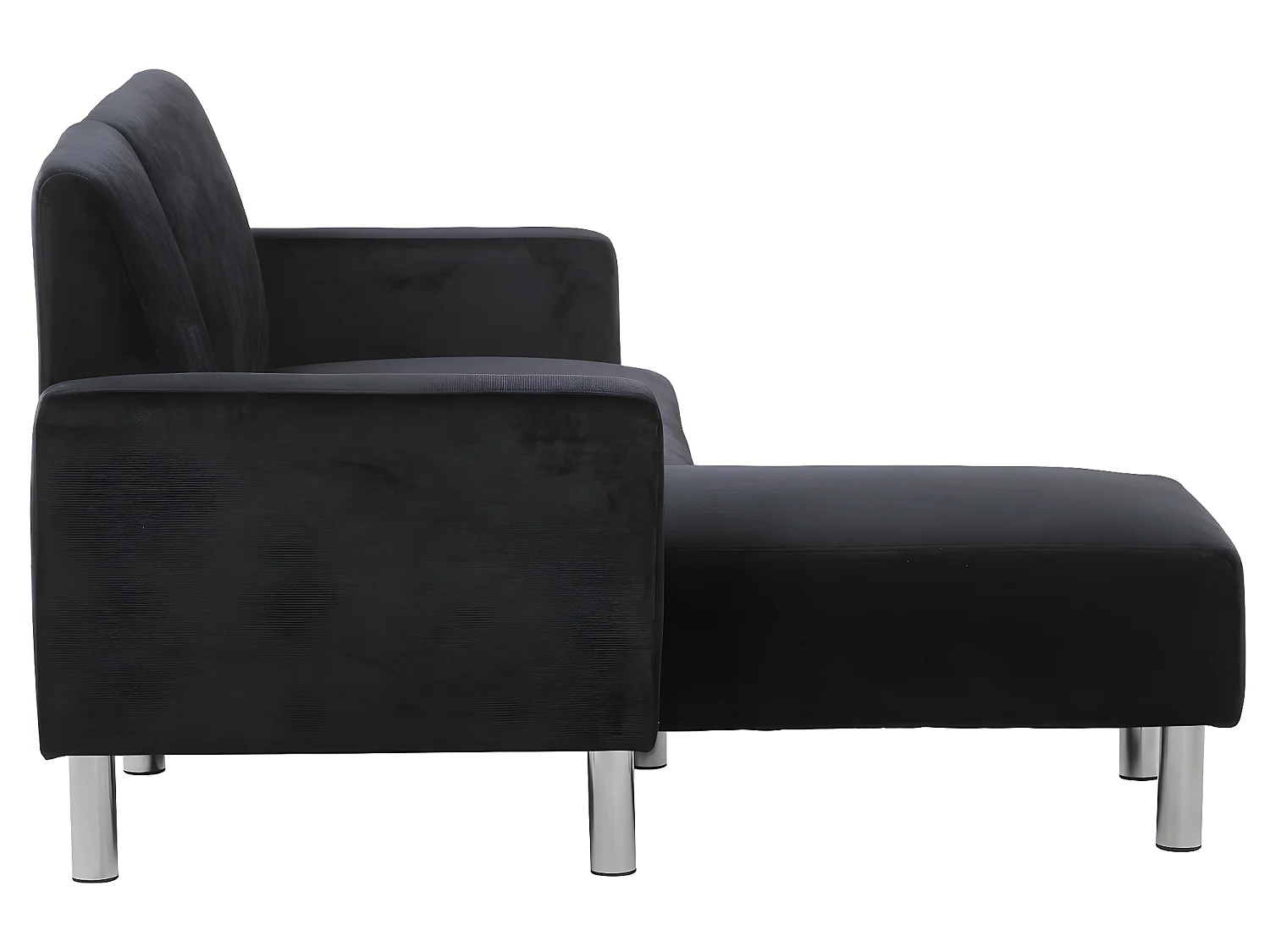 Tapicerowana sofa narożnikowa odwracana "Rio" - 4 miejsca - Szary antracytowy