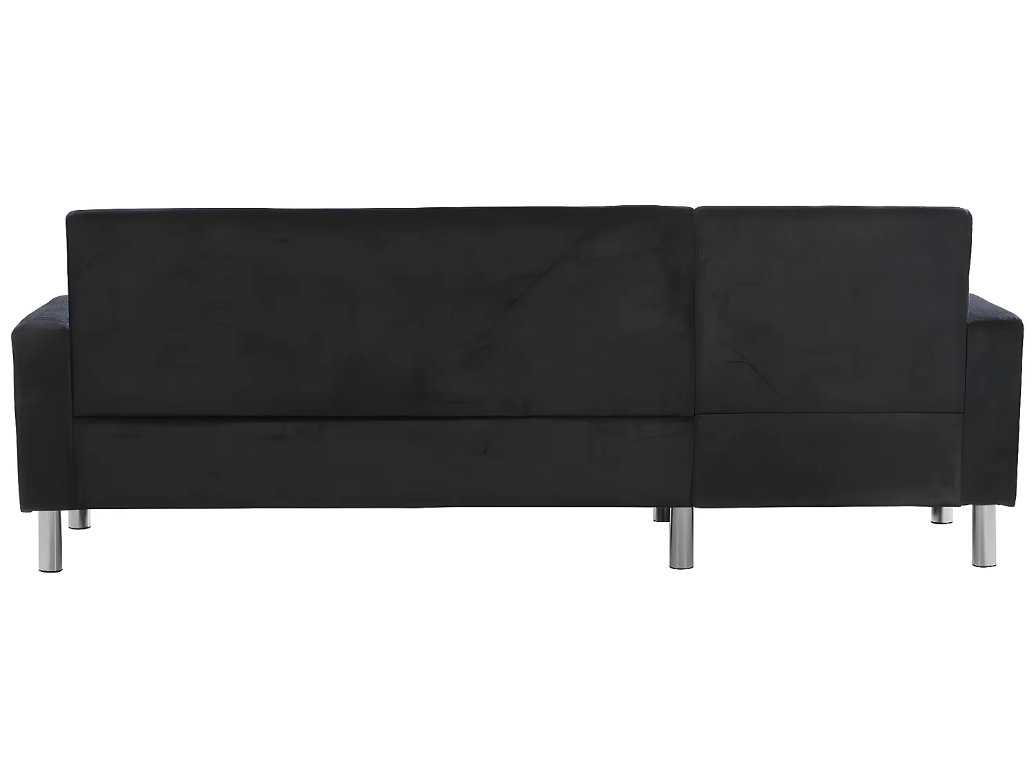 Tapicerowana sofa narożnikowa odwracana "Rio" - 4 miejsca - Szary antracytowy