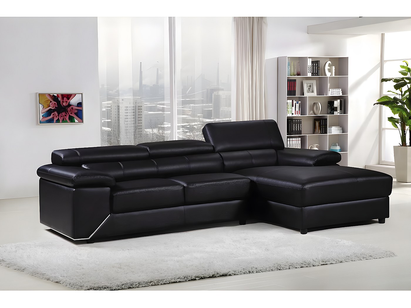 Divano Ad Angolo Modulare 4 Posti – Nessun Montaggio, Chaise Longue A L, Rivestimento In Tessuto Cordone, Colore Verde, Morbido E Confortevole