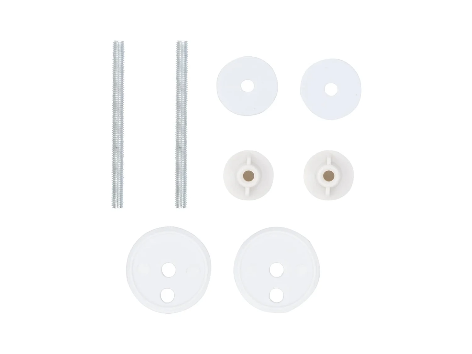 Lot de deux sièges effet bois marron 42.5 x 35.8 x 5 cm 02_0002963