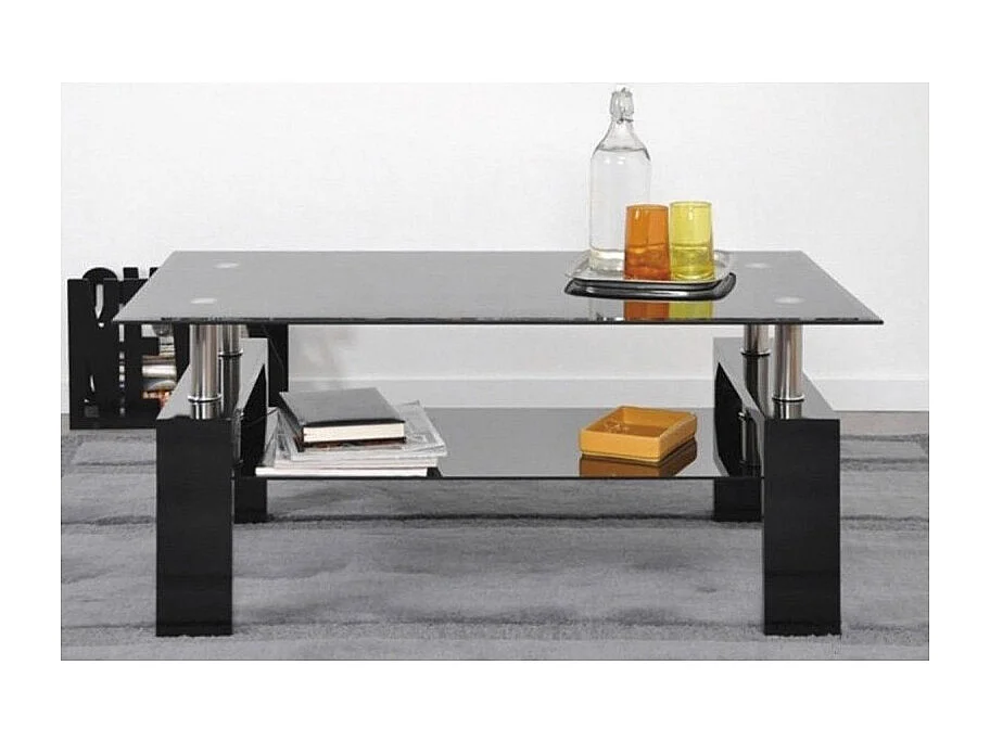 Lage tafel collectie MAGY. Meubel in de stijl CONTEMPORAIN in de kleur zwart.