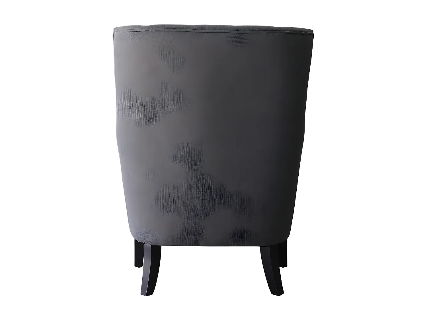 Sillón escandinavo "Duchesse" en tela - Gris