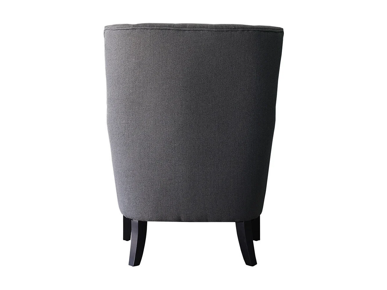 Fauteuil Scandinave Tissu "Duchesse" - 76 x 83 x 100,5 cm - Gris