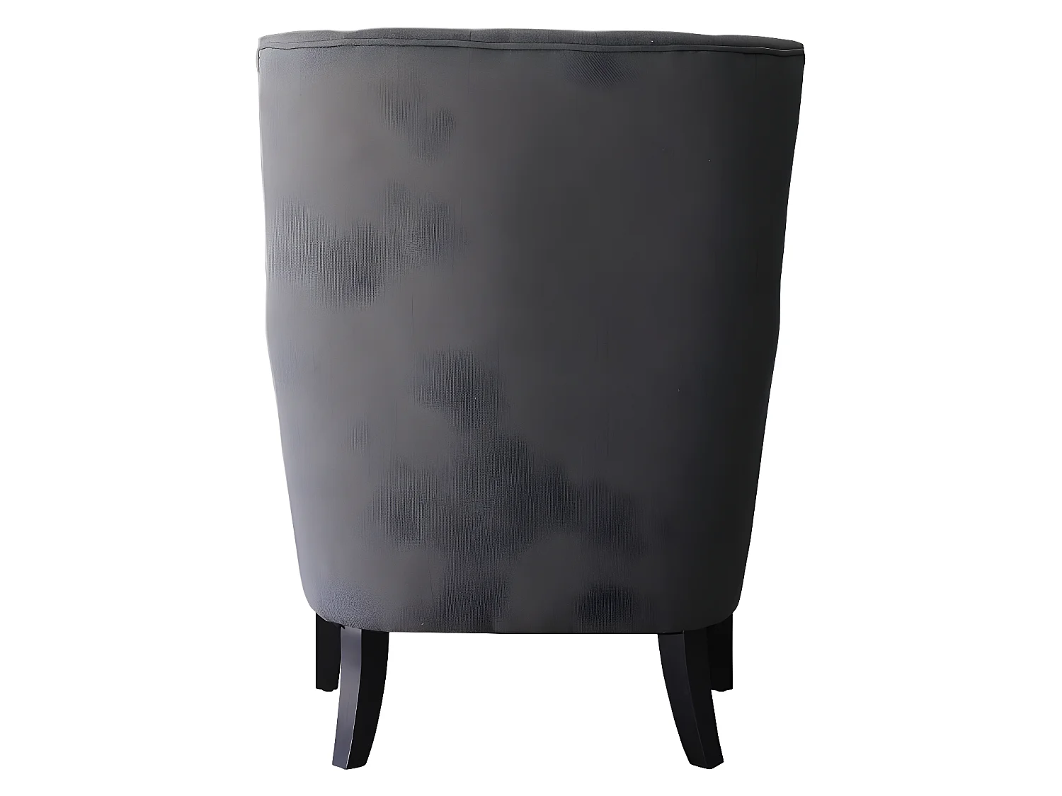 Fauteuil Scandinave Tissu "Duchesse" - 76 x 83 x 100,5 cm - Gris