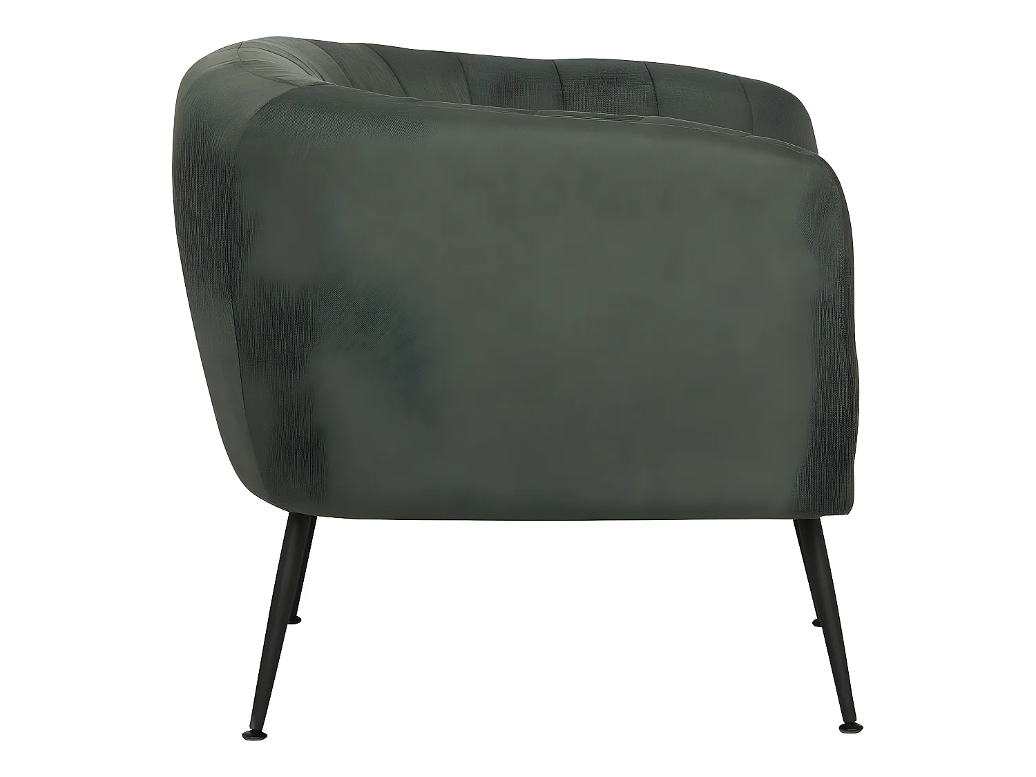 Sessel aus Stoff "Diana" - 1 Person - Dunkelgrau