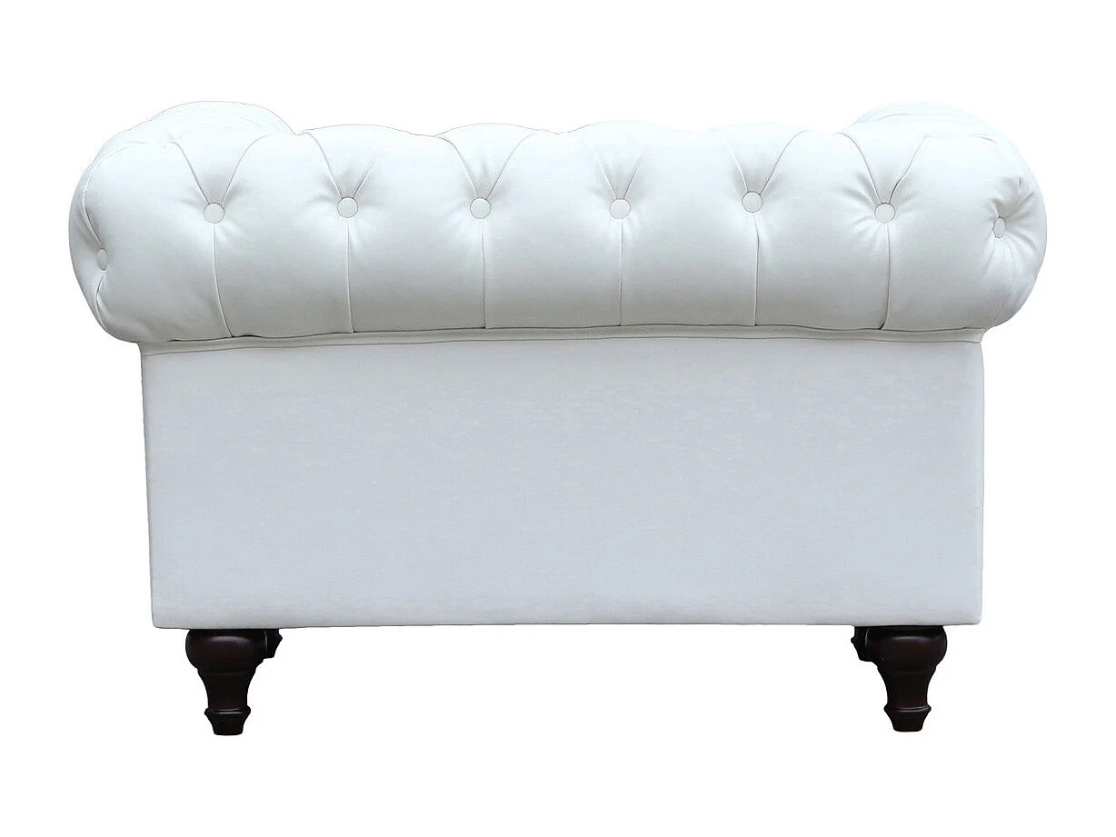 Sillón Chesterfield "Aliza" - Blanco