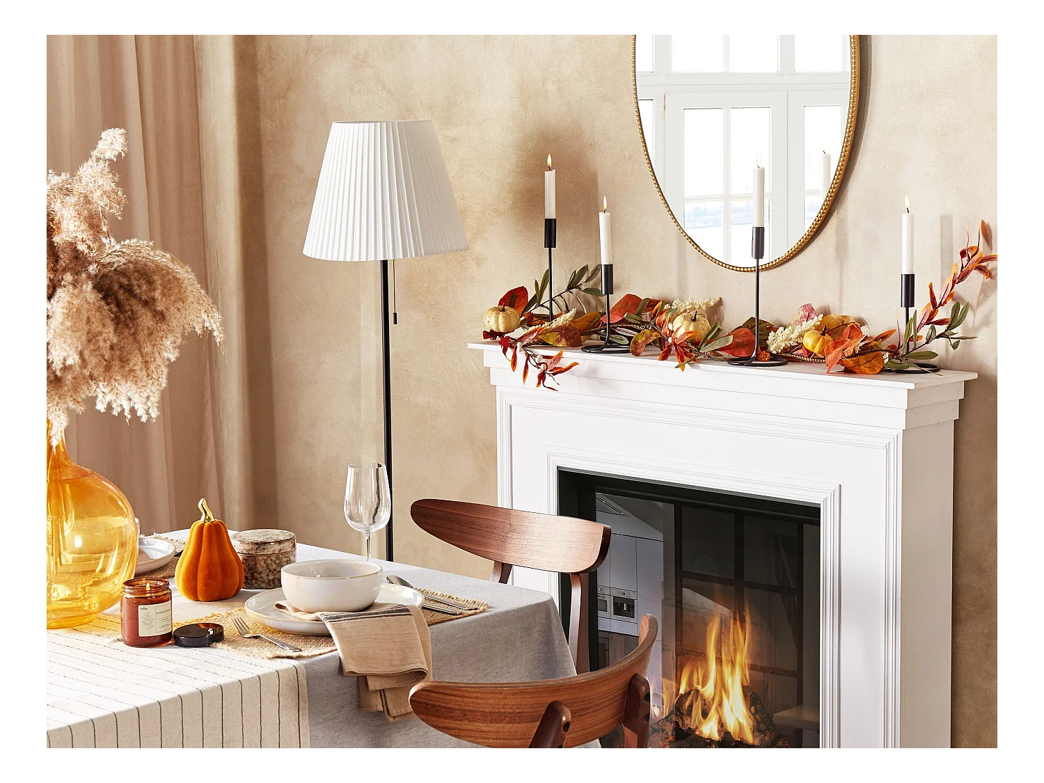 Girlanda 150 cm pomarańczowa MARBELLA