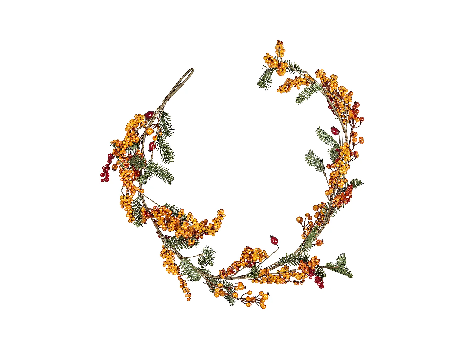 Girlanda 150 cm pomarańczowo-zielona OURENSE