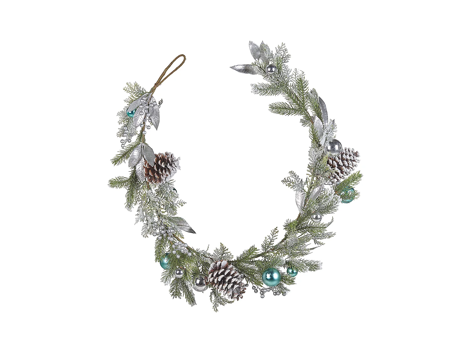 Guirlande groen/zilver 150 cm LLEIDA