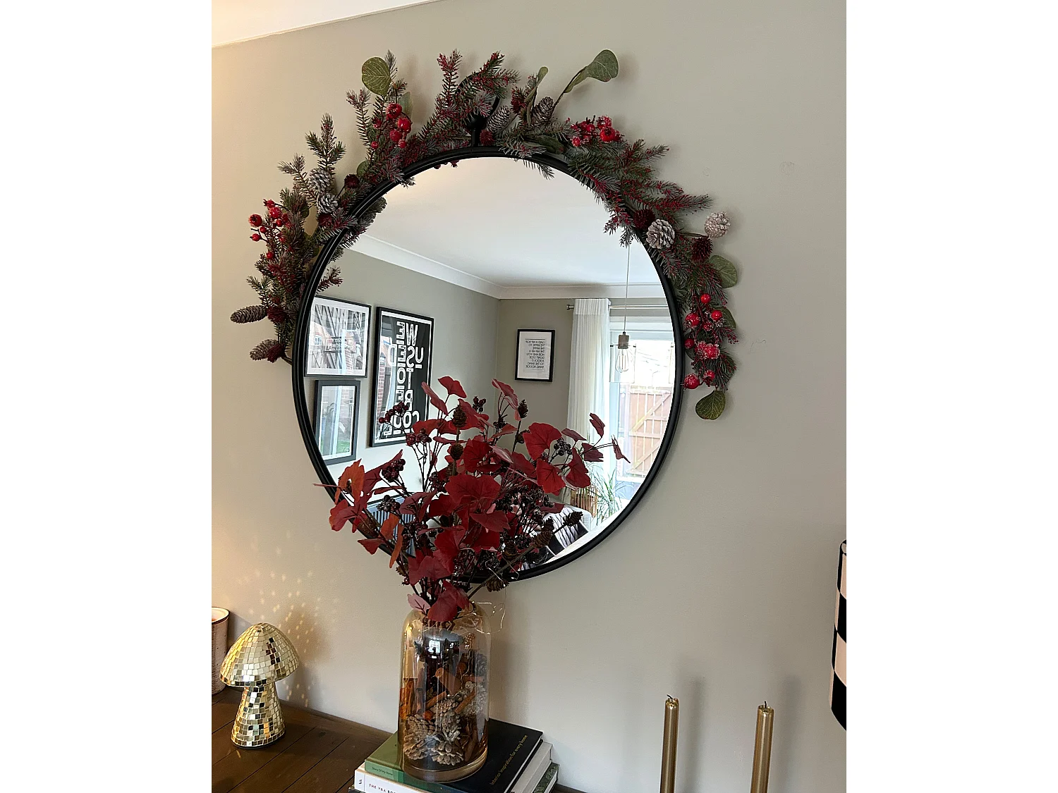 Guirlande 150 cm rouge et vert IRUN