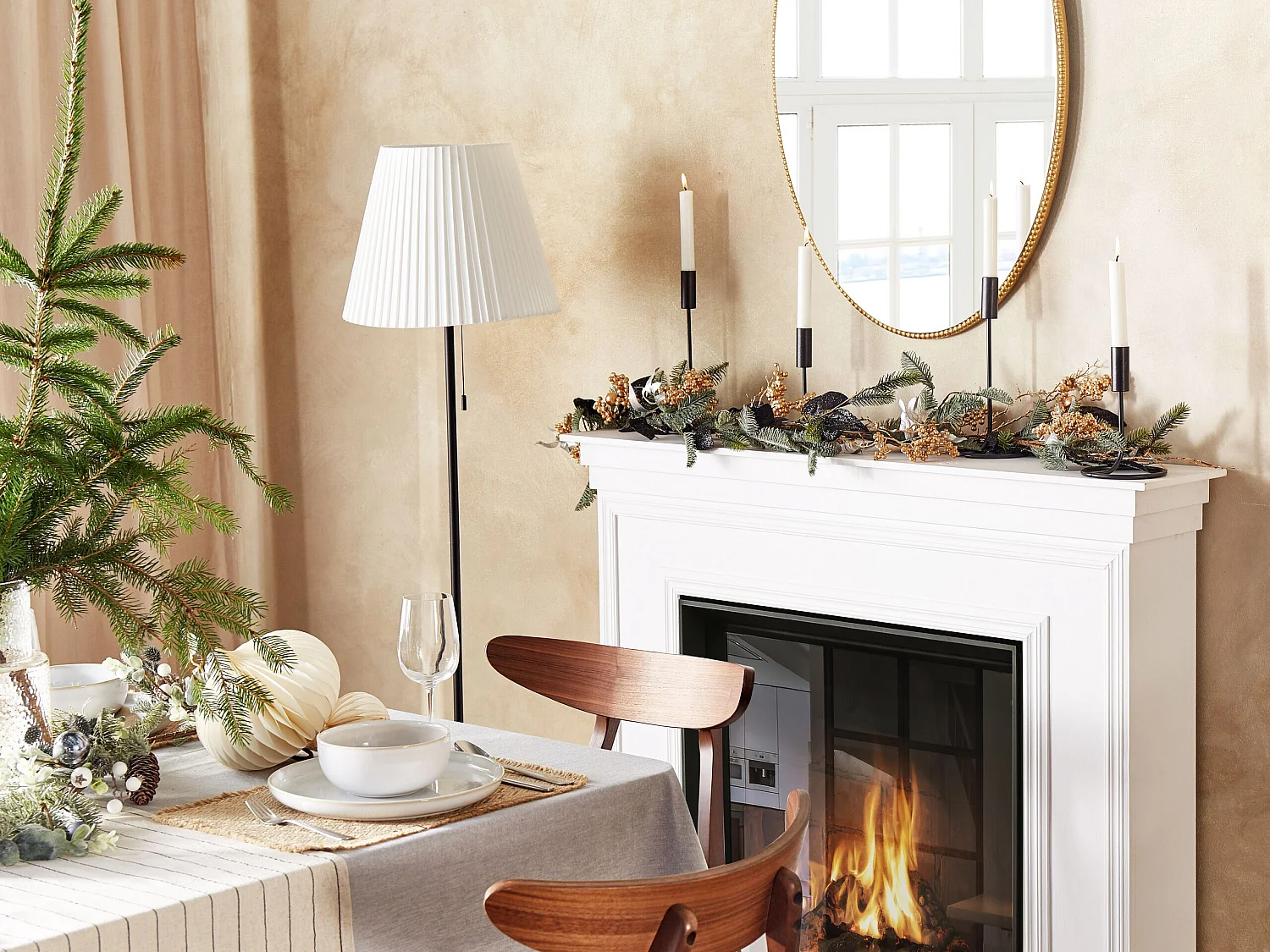 Guirlande de Noël TERRASSA 150 cm Multicolore