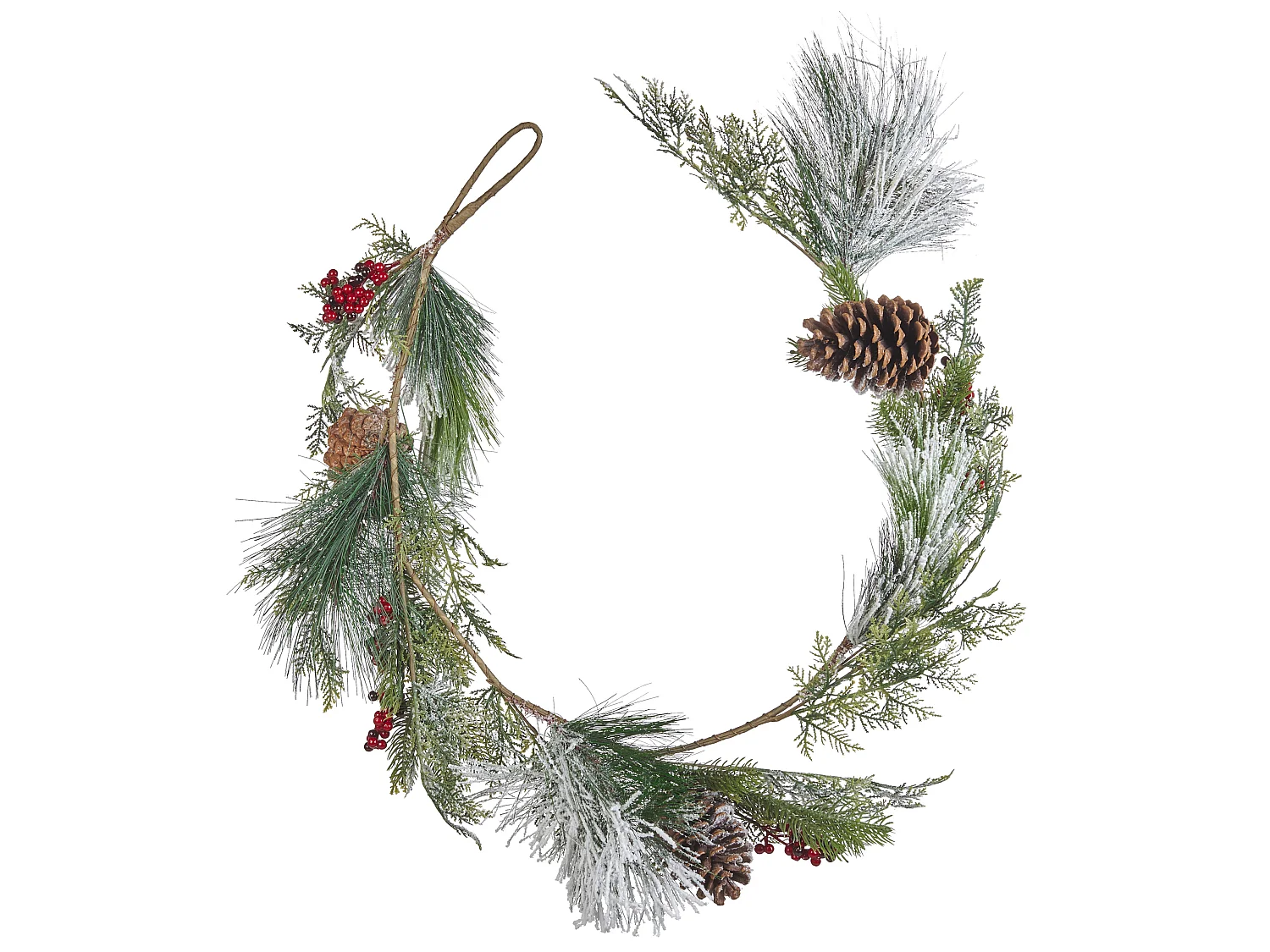 Weihnachtsgirlande grün 150 cm SORIA