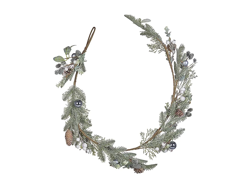 Guirlanda de Natal verde 150 cm HUELVA