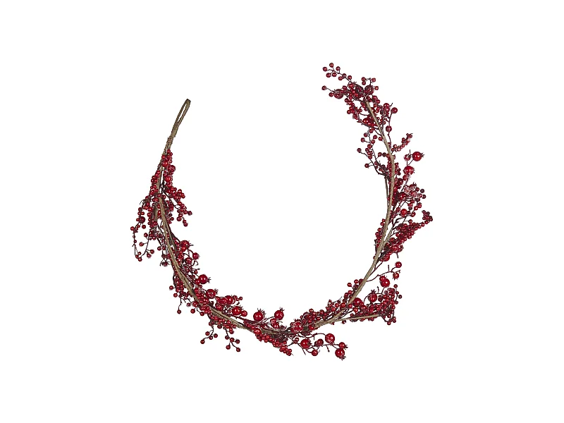 Świąteczna girlanda 150 cm czerwona TARIFA