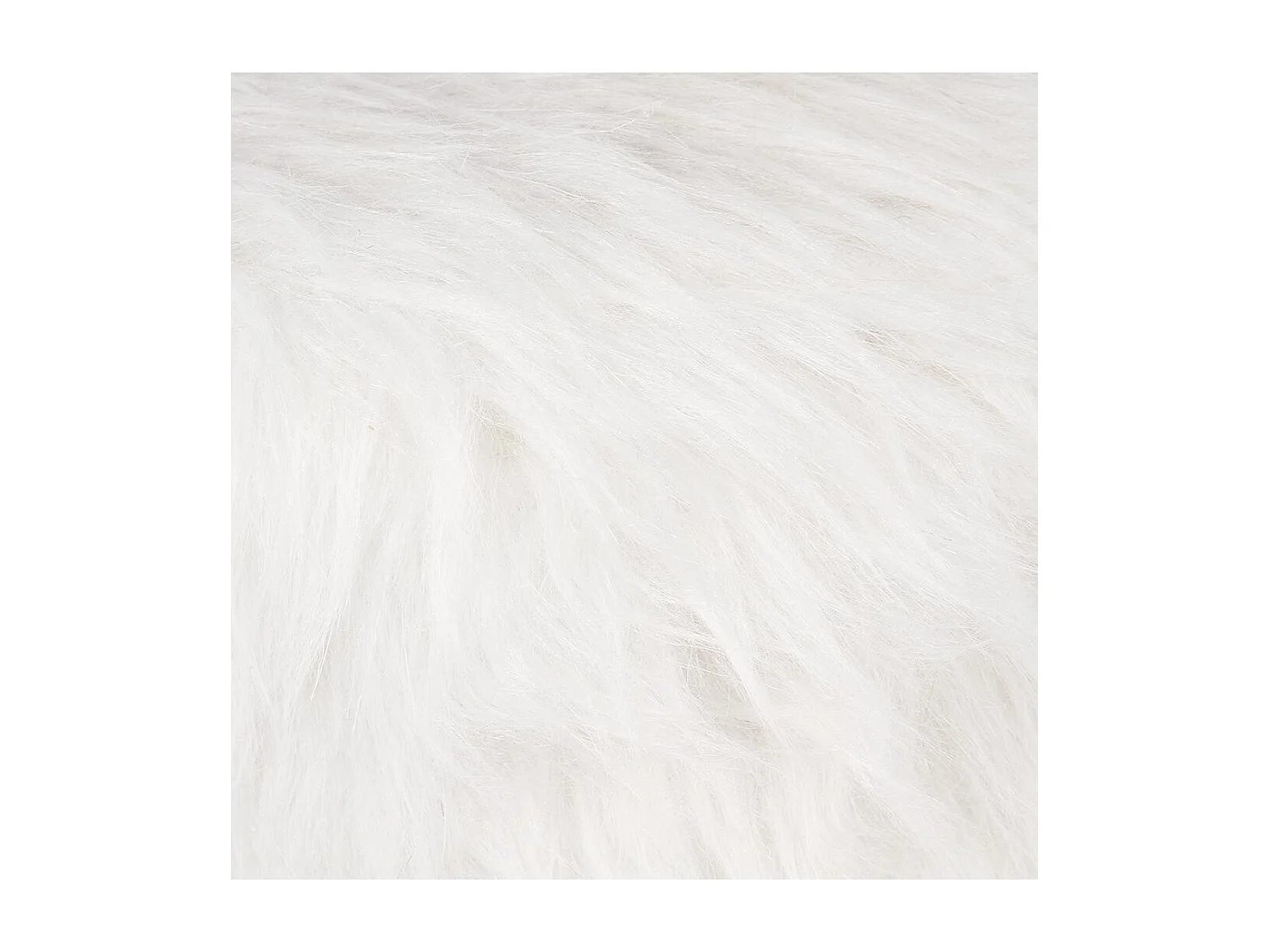 Taburete peludos Madera blanco 30x30x45