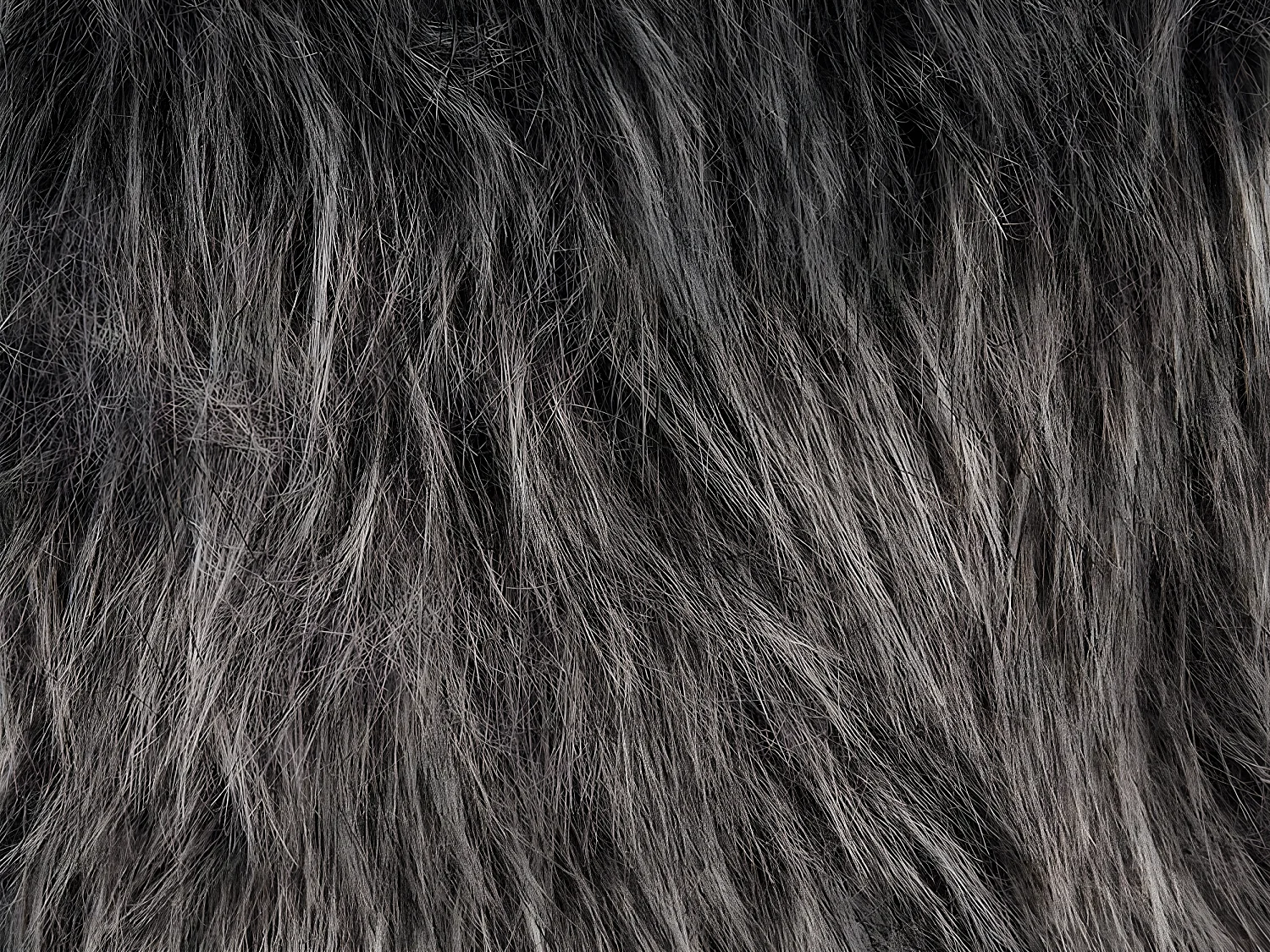 Taburete con asiento pelo de imitación Ø 29,5 x  41,5 cm