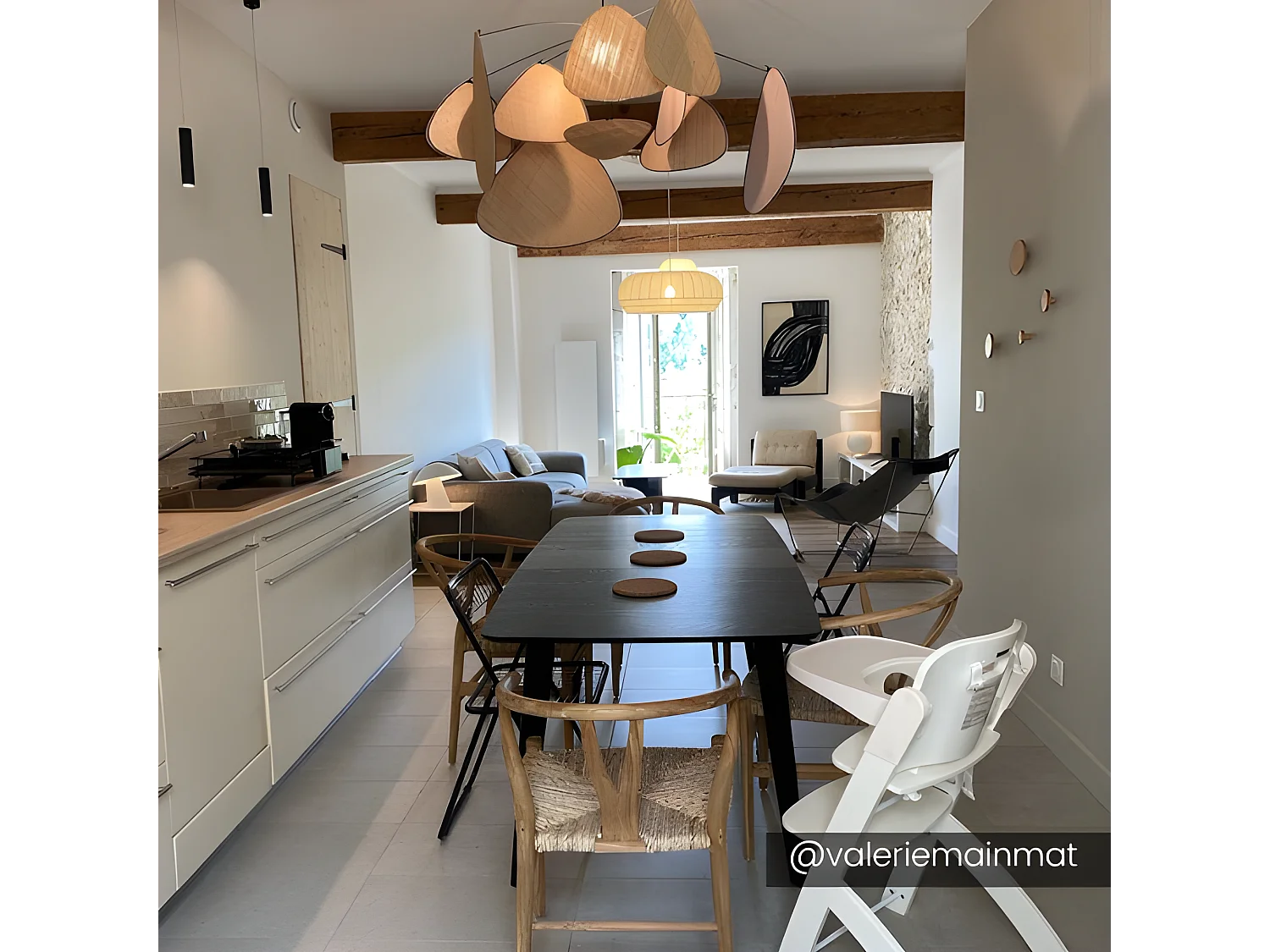 Sedia in Teak e Paglia Naturale - Lotto di 2 - POGIANA