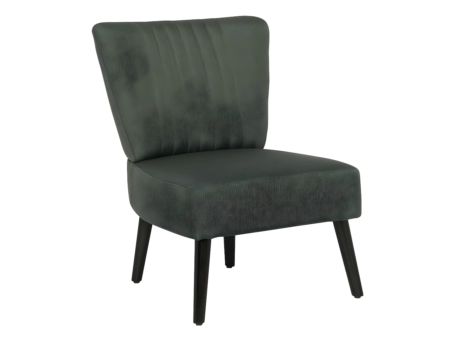 Fauteuil en tissu "Zoé" - 1 place - Gris foncé