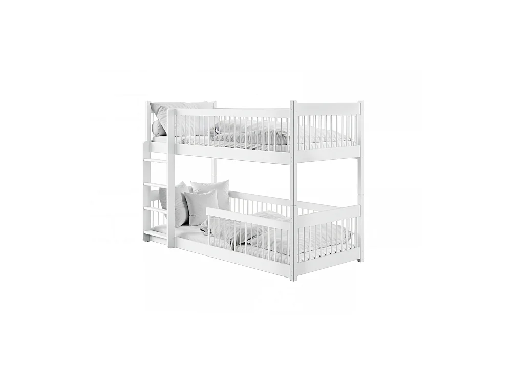 Lit Superposé MINELO 90x190 - Bois massif Livré avec sommiers