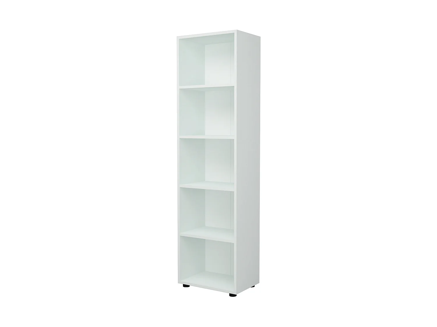 Bibliothèque Vara à 5 niveaux 178 x 49 x 30 cm blanc [en.casa]