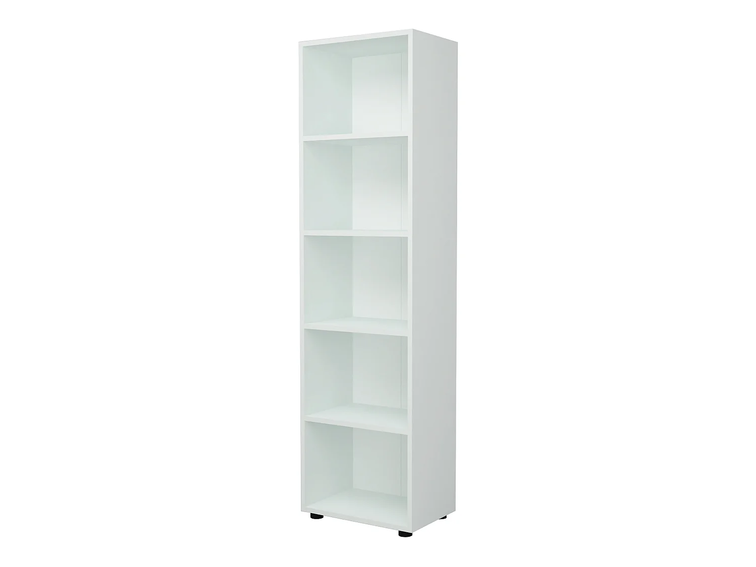 Bibliothèque Vara à 5 niveaux 178 x 49 x 30 cm blanc [en.casa]