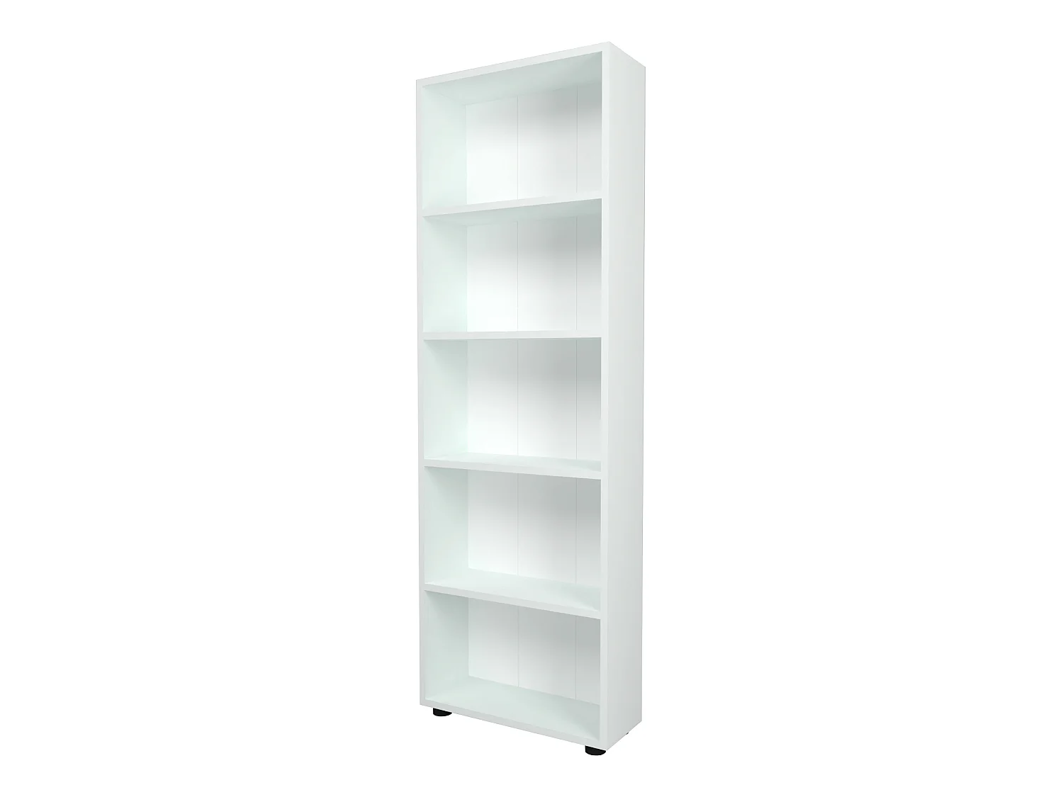 Bibliothèque Vara à 5 niveaux 172 x 55 x 20 cm blanc [en.casa]