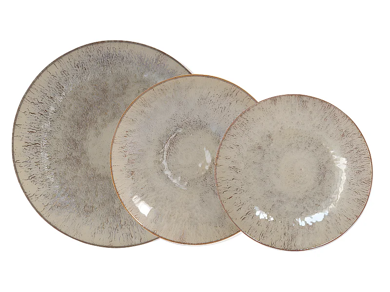 Service d'assiettes Akaris 18 pièces